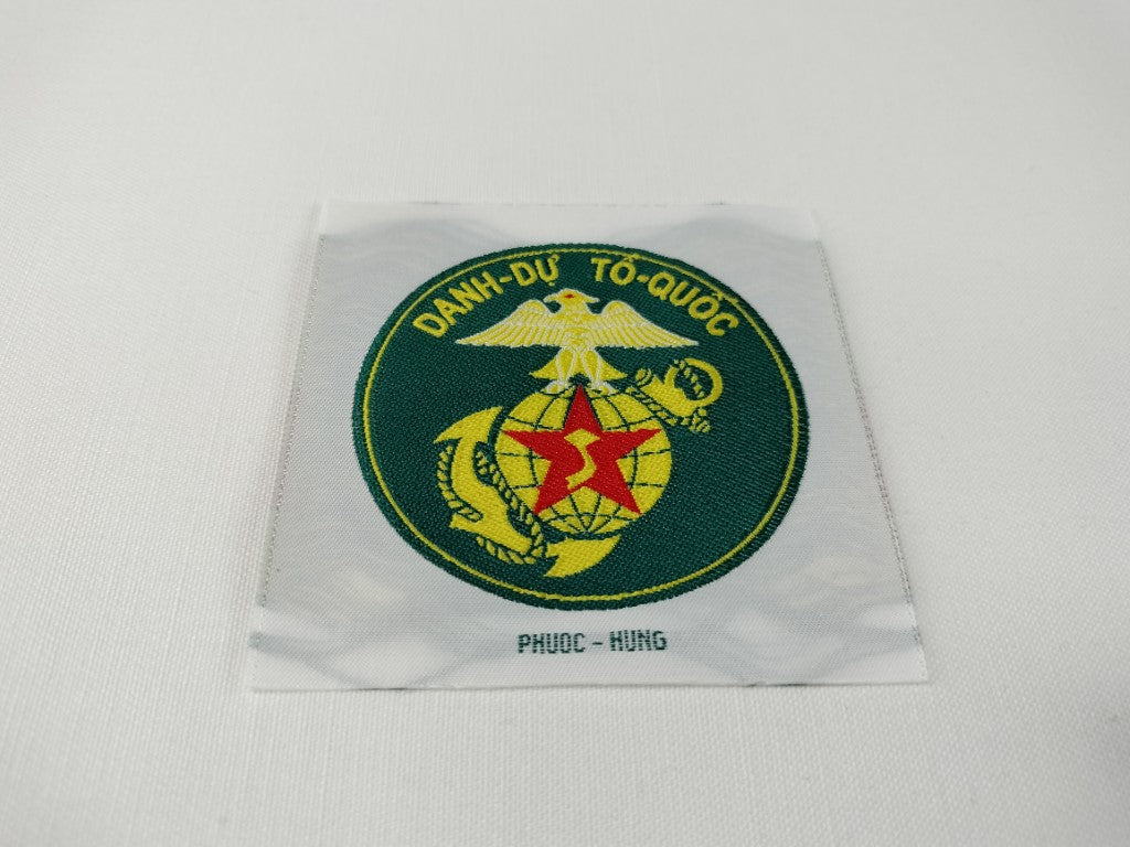 Tqlc RVN Marines VNMC TQLC Pocket Woven Patch – Phuoc Hung RVN Insignia