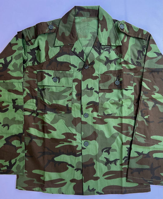 Shirt & Pants RVN Vietnamese Ranger Biet-Dong-Quan Poplin Leaf Pattern ERDL BDQ Camo