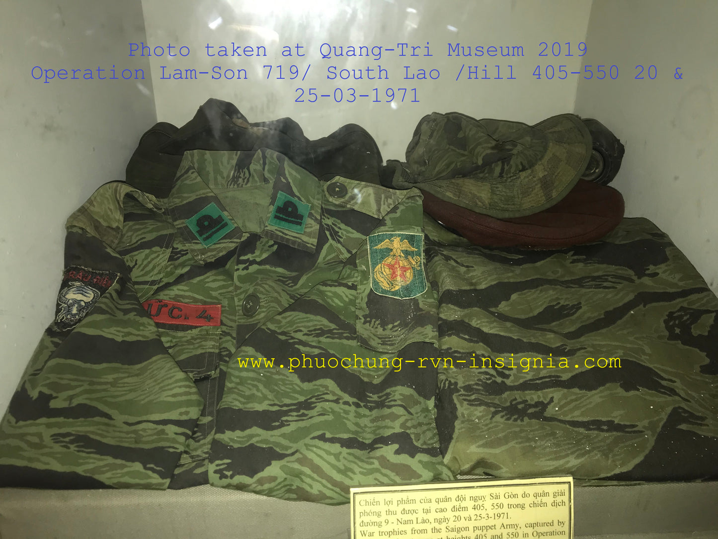 Shirt & Pants RVN South Vietnamese Marines VNMC TQLC Tiger Stripes Seawave Camo Type II/B